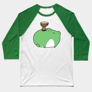 Frog Playing Djembe Baseball T-Shirt